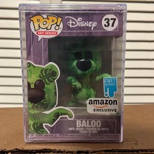 Funko Pop Disney Baloo Art Series #37 Amazon Exclusive w/ hard protective case